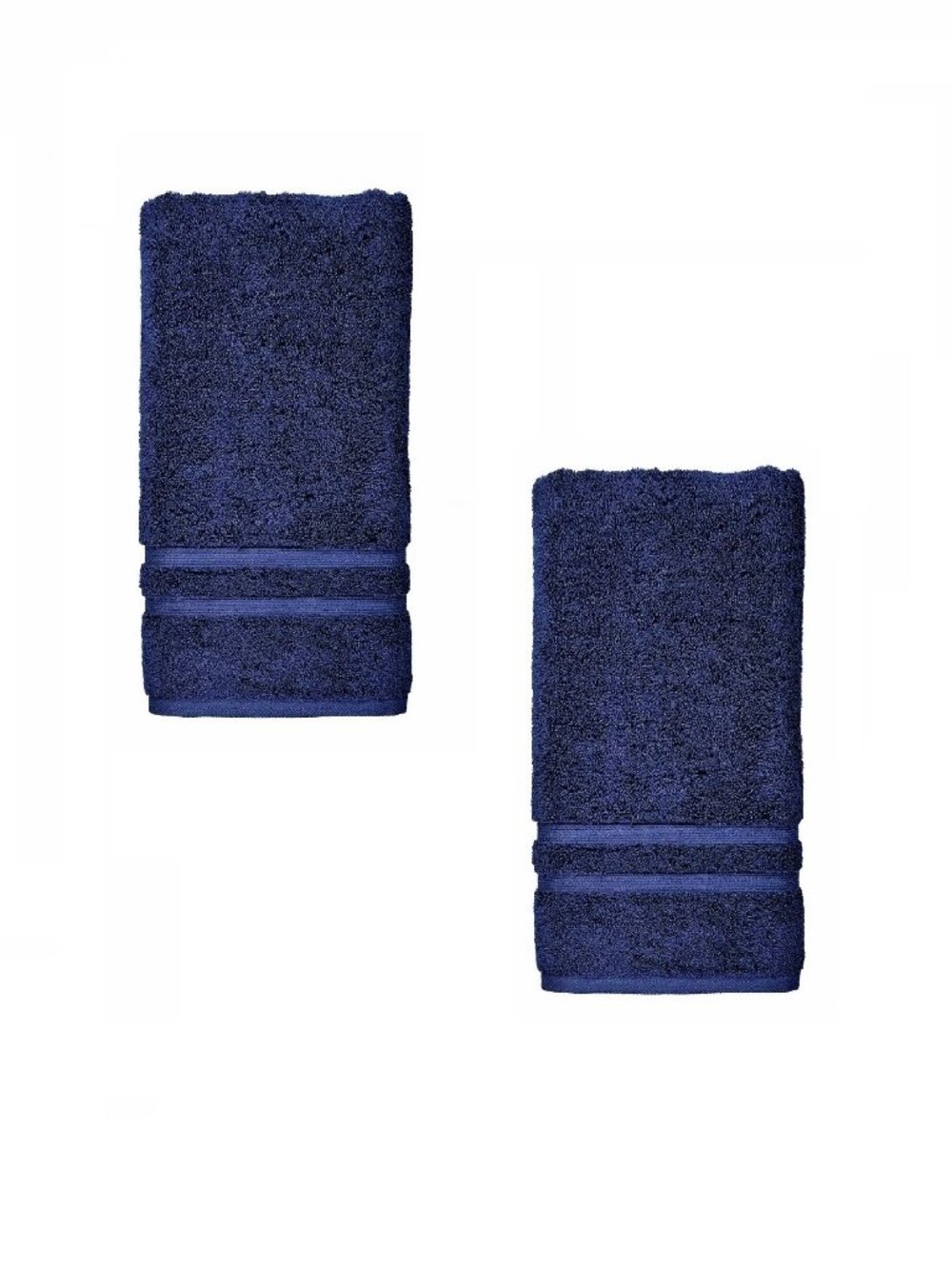 2 brand new NAVY BLUE Sonoma Ultimate 100% Hygro Cotton 16" x 28" HAND Towels